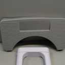 6.7 Inch Step Stool,ROVTERN Portable Plastic Foot Stool,ROVTERN Non-Slip Potty Stool for Bathroom
