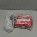 5-Speed Electric Hand Mixer, 800W Handheld Mixer with Turbo for Baking & Cooking, Kitchen Food Mixer with Storage Case & 6 Stainless Steel Attachments (2 Beaters, 2 Dough Hooks, 2 Whisks)-Red