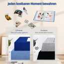 popotop Photo Album 4x6-100 Photos Photo Books with 100 Vertical Pockets, Linen Cover Albums for Family Wedding Anniversary Baby Vacation Pictures