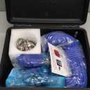 1200 LB Magnet Fishing Kit with Case - 2 Fishing Magnets in 1 (Double Sided Magnet) - with Grappling Hook, Heavy Duty 65FT Rope, Gloves, Carabiner and Foldable Bucket.