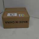 Gryalcy Caged Ceiling Fan with Light, Rattan Flush Mount Ceiling Fans with Lights Remote Control, Low Profile Fabric Enclosed with 6 Speeds for Bedroom, Living Room, Foyer, Nursery (White)