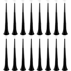 16 Pcs 24 Inch Collapsible Stadium Horn Vuvuzela Plastic Trumpet Horn Blow Horn Noisemakers for Sporting Events School Graduation Sports Games Themed Party Favors (Color set 1)