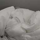 Amazon Basics White Down Alternative Comforter and Duvet Insert with Corner Tabs, Machine Washable, Full/Queen, Light