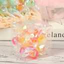 GTYOPR 36PCS 2x2x2 Inches Clear Favor Boxes, Small Plastic Party Favors Gift Box with Ribbons, Individual Candy Boxes Macaron Treat Cake Dessert