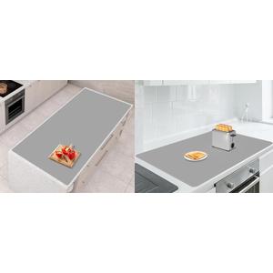 AECHY Silicone Mats for Kitchen Counter 36"x24"x0.08" + Extra Large Silicone Mat 47"x23.6"x0.08", Dark Gray