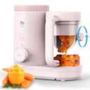 Baby Food Maker Bellababy Baby Food Processor, Puree Blender Steamer with Reversible Steam Basket, One Button Easy Operation & Large Opening for Easy Cleaning