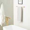 Amerock BH36083CZ | Champagne Bronze Towel Bar | 18 in (457 mm) Towel Rack | Monument | Bathroom Towel Holder | Bathroom Hardware | Bath Accessories