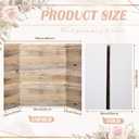 3 Pack Wood Grain Photo Display Board 40 x 28 Inch