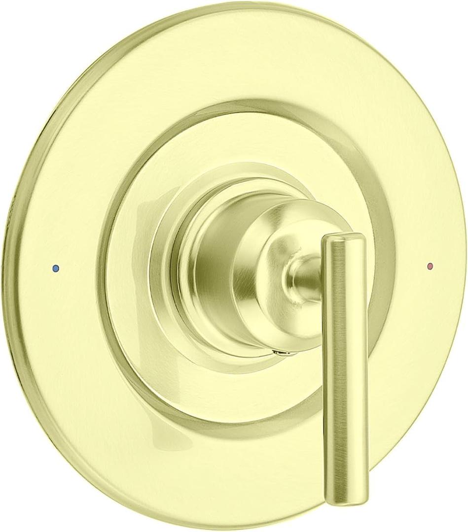Replacement Trim Kit, Compatible with Moen T2901BG Gibson Posi-Temp Shower Trim Kit  Fits Shower/Tub Pressure Balanced Valves 2510, 2520, 2570, 2590, Brushed Gold