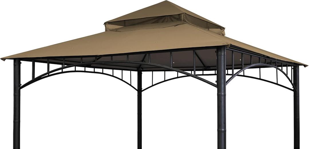 SCOCANOPY Replacement roof for Target Madaga Gazebo Model L-GZ136PST, (Khaki)