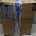 BLOSMON 6 Pcs Fake Flower Centerpieces for Wedding Decor, Large, White, Diam 15.7"