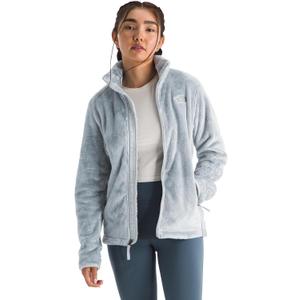 The North Face womens Osito Full Zip Fleece Jacket (Standard & Plus Size) - Soft & Lightweight Fleece, Secure Zip Pockets (XX-Large, Frost Grey)