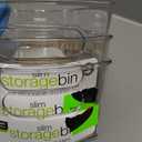 Smart Design Stackable Set of 3 Refrigerator Bins