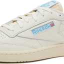 Reebok Unisex-Adult Club C Sneaker, Chalk/ Alabaster/ Essential Blue, 10.5 US Men