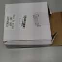 24 Pcs Acrylic Icicle Christmas Tree Ornaments 5 Inches Clear Icicles with Fake Snow Hanging Winter Fairy Decorations for Christmas Tree Decorations Xmas Outside Yard Porch Home Decor