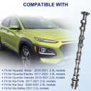 24200-2E074 Upgraded Exhaust Camshaft Compatible with Hyundai Kona 2018-2021,Veloster 2019-2021,Elantra 2017-2020,Kia Forte 2017-2021 Soul,2020-2021,Seltos 2021 with 2.0L Engines Replace 24200-2E084