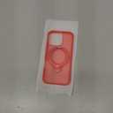 TORRAS Upgraded 360 Spin Magnetic Stand for iPhone 16 Pro Case, Fit for MagSafe, Built-in Kickstand & Ring Holder, Mil-Grade Protective Soft Edge Slim Case for iPhone 16 Pro, Coral Pink, 6.3''