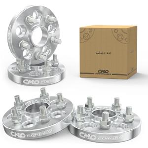 Customadeonly 5x120 to 5x114.3 Wheel Adapters | 4pcs 20mm Forged Hubcentric Conversion | to Fit 5x4.5 Wheels on BMW, Widen Stance & Fix Rub | 72.6mm to 60.1mm Hub | M12x1.5 Studs