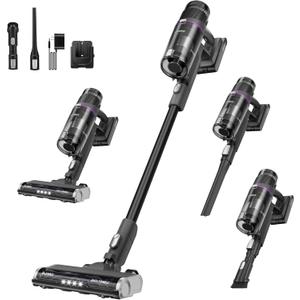 Eureka Cordless Stick Vacuum Cleaner ReactiSense 440, 60-Min Runtime, Anti-Tangle Brushroll, Intelligent Sensing Technology, Ideal for Pet Hair, HardFloors & Carpets