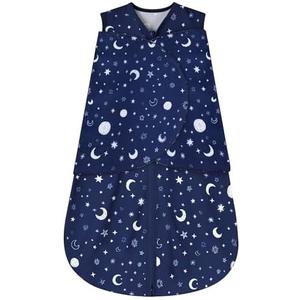 Newborn Sleep Sack Baby Swaddle,Swaddle me 0-3 Month,3-Way Adjustable Wearable Blanket,100% Rayon Cotton Swaddling Sleeping Bag TOG 0.5 (Starry Sky, 0-3 Months)