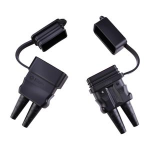 Waterproof Cover for Battery Quick Connect/Disconnect IP67 Rated for 6-12 Gauge Wire Connectors Ideal for Winch, Automotive, Marine, Outdoor Use (Red)