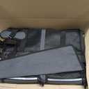 Cat Carrier for 2 Cats, Foldable Double Cat and Dog Carrier, Small to Medium Size, 2 Front Zippered Compartments,Two Pets Carrier for Outdoor Travel,Mulitple Cat Carrier, Grey