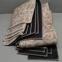 Lahome Carpet Stair Treads Non Slip Backing, 15 Pack 8" X 30" Stair Treads for Wooden Steps Indoor, Soft Washable Stairway Stair Runners Oriental Staircase Rugs for Kids Pets Elders(15pc, Beige)