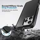 for iPhone 16 Pro Max Case Heavy Duty Rugged Military-Grade Drop-Proof Ultimate Protection Unmatched Durability for iPhone 16 Pro Max Case 6.9 inch(Black)