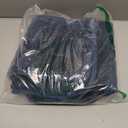 3 Pieces Bathroom Rug Set, Non-Slip Bath Mats for Floors, Ultra Soft Absorbent and Comfortable U-Shaped Contour Rug, Floor Mat and Toilet Lid Cover(Navy Blue)