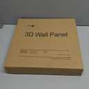 Art3d 33-Pack 3D Wall Panels for Interior Wall Decor, Modern Diamond Textured Accent Wall Paneling for Gaming Living Room TV Wall Background, 12 x 12 inch White, A10342