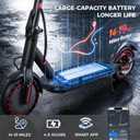 Electric Scooter for Adults & Teens, 350W brushless Motor
19 MPH & 3 speed modes, 14-19 mile range, 265 lbs capacity, UL2272 certified, foldable, smart app