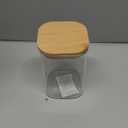 ComSaf Spice Jars with Labels 6 oz 12Pack, Small Spice Containers Starter Set, Glass Seasoning Jars with Lids, Square Seasoning Containers for Salt, Pepper, Chili Powder, Sugar, Ginger Ground, Cumin