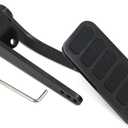 Universal Dual Contorl Gas Pedal Accelerator,Aluminu Throttle Pedal Assembly Compatible with Chevy Ford Mopar Street Rat Rod