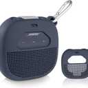 Silicone Cover Sleeve for Bose SoundLink Micro Portable Outdoor Speaker, Customized Design Skin Protecting in All 6 Directions, Best Matching in Shape and Color(Midnight Blue)