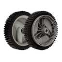 Set of 2 Mower Front Drive Wheels 583719501 for Craftsman Husqvarna 194231X460 401274X460 Oregon 72-344 (Grey)