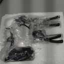 2 Pcs Christmas Reindeer Sculpture, Resin Deer Christmas Decoration, Matte Black Resin Elk Statues for Home Decor, Ideal for Living Room, Bedroom, Office, Bookshelf, and Desk Ornaments