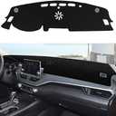 Dashboard Cover Dash Cover Mat Pad Carpet Custom Fit for Nissan Altima 2019 2020 2021 2022 2023 2024 2025 2026(Without HUD) Accessories Anti-Skid Center Console Protector Cover Mat(Black Edge)