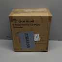 Bonsaii Paper Shredder for Home Use, 3.4 Gal Wastebasket, 6 Sheet Crosscut Paper Credit Cards, Staples, and Clips Shredder for Home Office Use, Portable Handle Design (C237-B New Version)