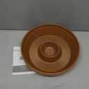 Nostalgia Taco Tuesday 10-Inch Tortilla Chip & Salsa Bowl, Perfect For Potato Chips, Pretzels, Veggies, Ranch, Guacamole, Dips, Hummus, Brown