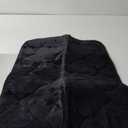 OLANLY Memory Foam Bath Mat Rug 24x16, Soft and Absorbent Bathroom Rugs, Non-Slip, Comfortable, Machine Washable Bath Carpet for Bathroom Floor, Tub, Shower and Home Decor Accessories, Black