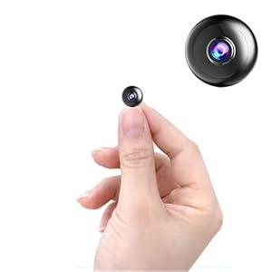 Only 0.9 inch! Hidden Camera with Audio/Video. Mini Small Camera. Spy Hidden Cameras for Home Indoor Use. Spy Cam with Night Vision and Motion Detection Baby Monitor Small Mini Wireless Outdoor H62 1