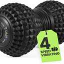 4-Speed Vibrating Peanut Massage Ball for Targeted Muscle Relaxation & Mobility Support | Textured Deep Pressure Roller | Compact & Rechargeable