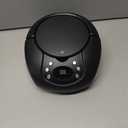 GPX, Inc. Portable Top-Loading CD Boombox with AM/FM Radio and 3.5mm Line in for MP3 Device - Black (Pack of 1)