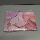 2 x Universal Case for 9inch 10inch Tablet, Stand Folio, Protective Cover, with Adjustable Fixing Silicon Band and Stand, Marble Pink