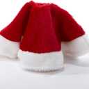 15" Miniature Red Plush Christmas Tree Skirt