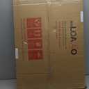 LOAAO 24X36 Gold Bathroom Mirror, Rounded Rectangle Gold Frame Mirror, Brushed Gold Bathroom Vanity Mirror Wall-Mounted, Anti-Rust, Hangs Horizontally or Vertically