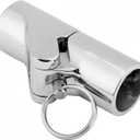 Heavy Dudy Marine Swivel Pipe Connector,Stainless Steel 316 Folding Swivel Connector Boat Rail Tube Pipe Fittings For22/25mm OD Tube/Pipe