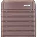 Samsonite Elevation Plus - Carry-On Hardside Luggage - Scratch Resistant Polypropylene Shell, RightHeight Adjustable Handle, Integrated AirTag Holder, TSA Lock, WetPak Compartment - Chocolate Mauve