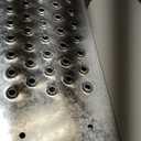 77.7 inches Long and 8.6 inches Wide Heavy Duty Folding Loading Ramp, Motorcycle; Lawn Mower; Snow Plough; Bikes; ATV; UTV; Golf Carts,Circular Hole, Pack of 1