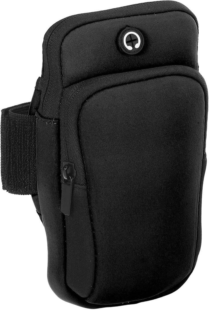 Mobile Phone Holder Armband Diving Sports Armband Cell Phone Case Black Blue Green Waterproof Arm Bag Breathable Mesh Running Accessory Universal(Black)